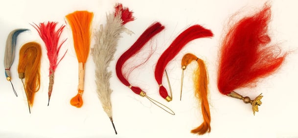 A Group of Helmet Plumes 19th Century