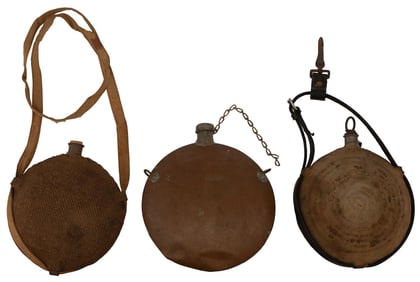 Lot of 19th Century Canteens