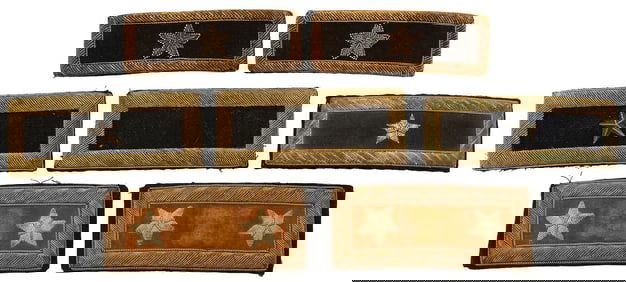 Lot of 20th Century US General Officer's Shoulder Straps