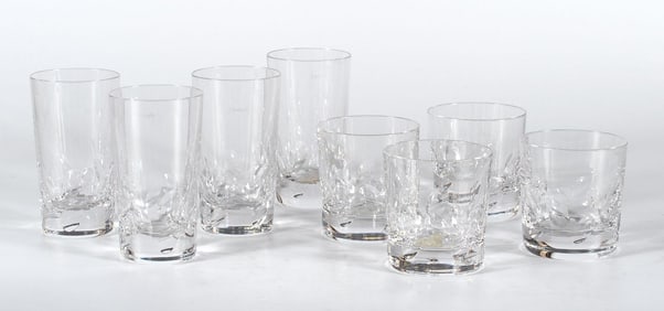 Christofle Crystal Highboy & Tumblers