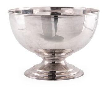 Large Silverplate Ralph Lauren Centerpiece Bowl