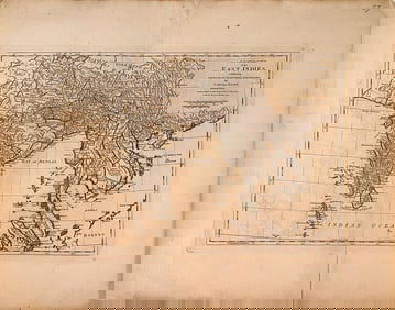 Samuel Dunn New Atlas Map Engravings Lot of 2