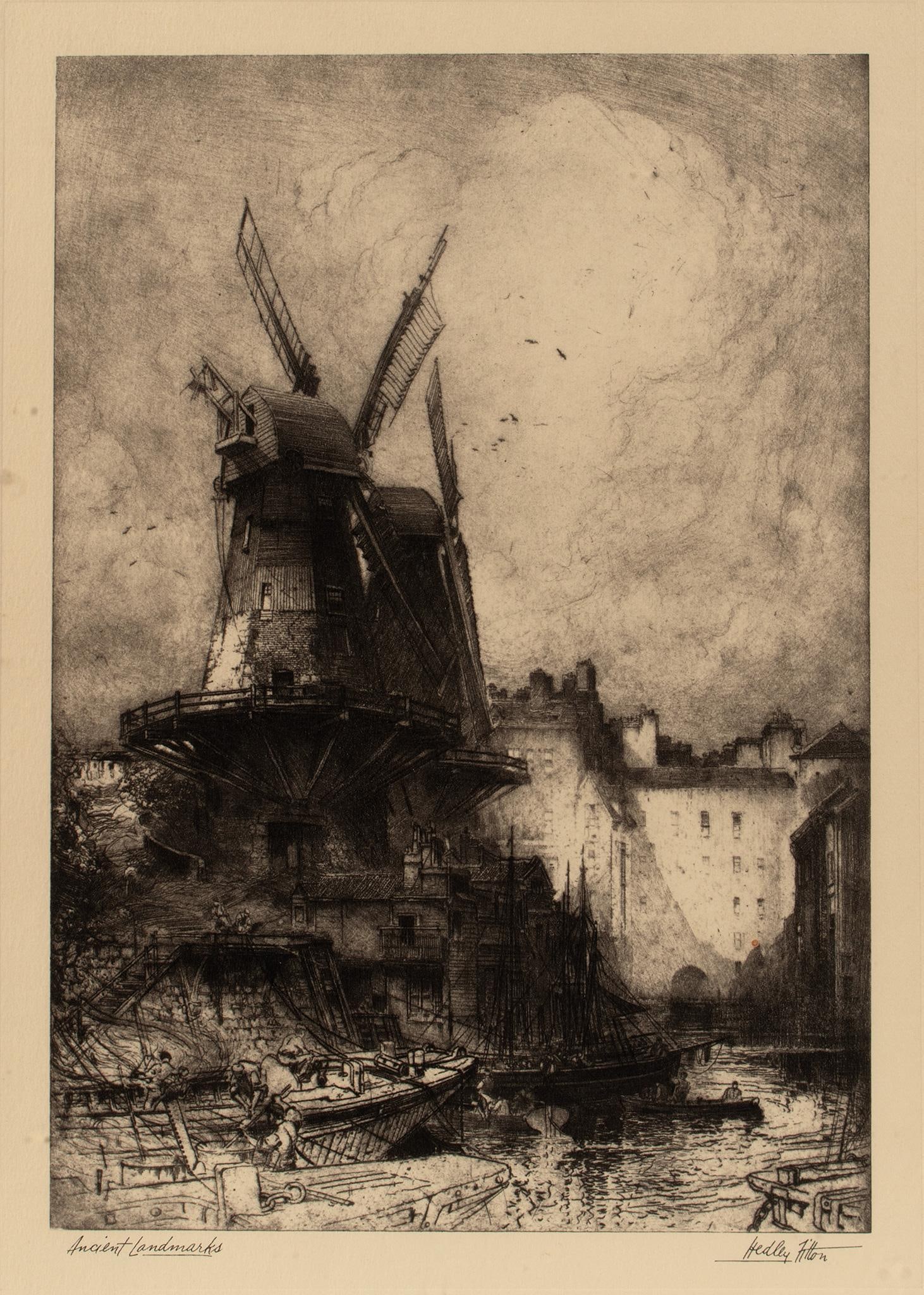 An Etching by Hedley Hilton (1859-1929) (1 of 3)