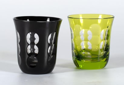 Christofle Kawali Colored Goblets