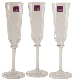 Simon Pearce Woodbury Champagne Flutes