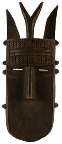 An African Coastal Mende Bush Spirit Puru Mask
