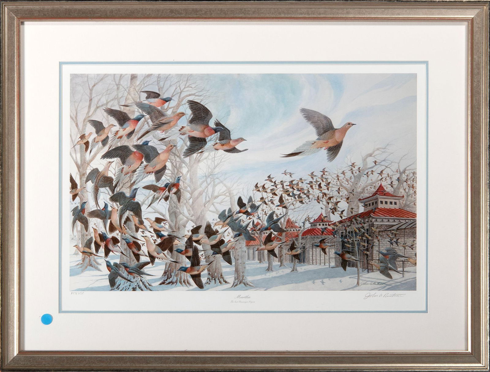 John Ruthven "Martha The Last Passenger Pigeon Print" (1 of 2)