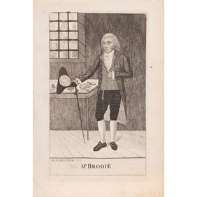 Portrait Engraving of Deacon William Brodie