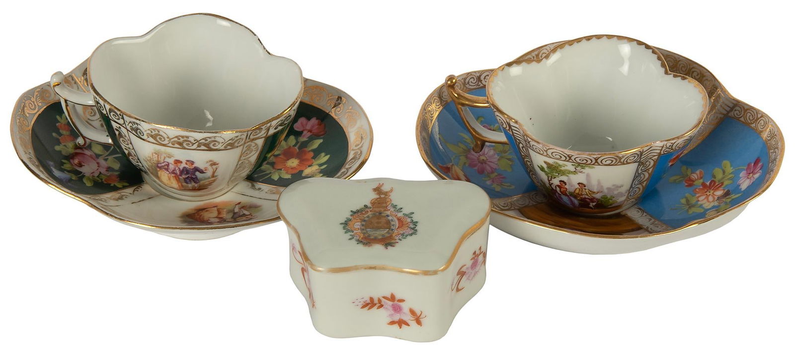 Grouping of German Porcelain Tablewares (1 of 6)