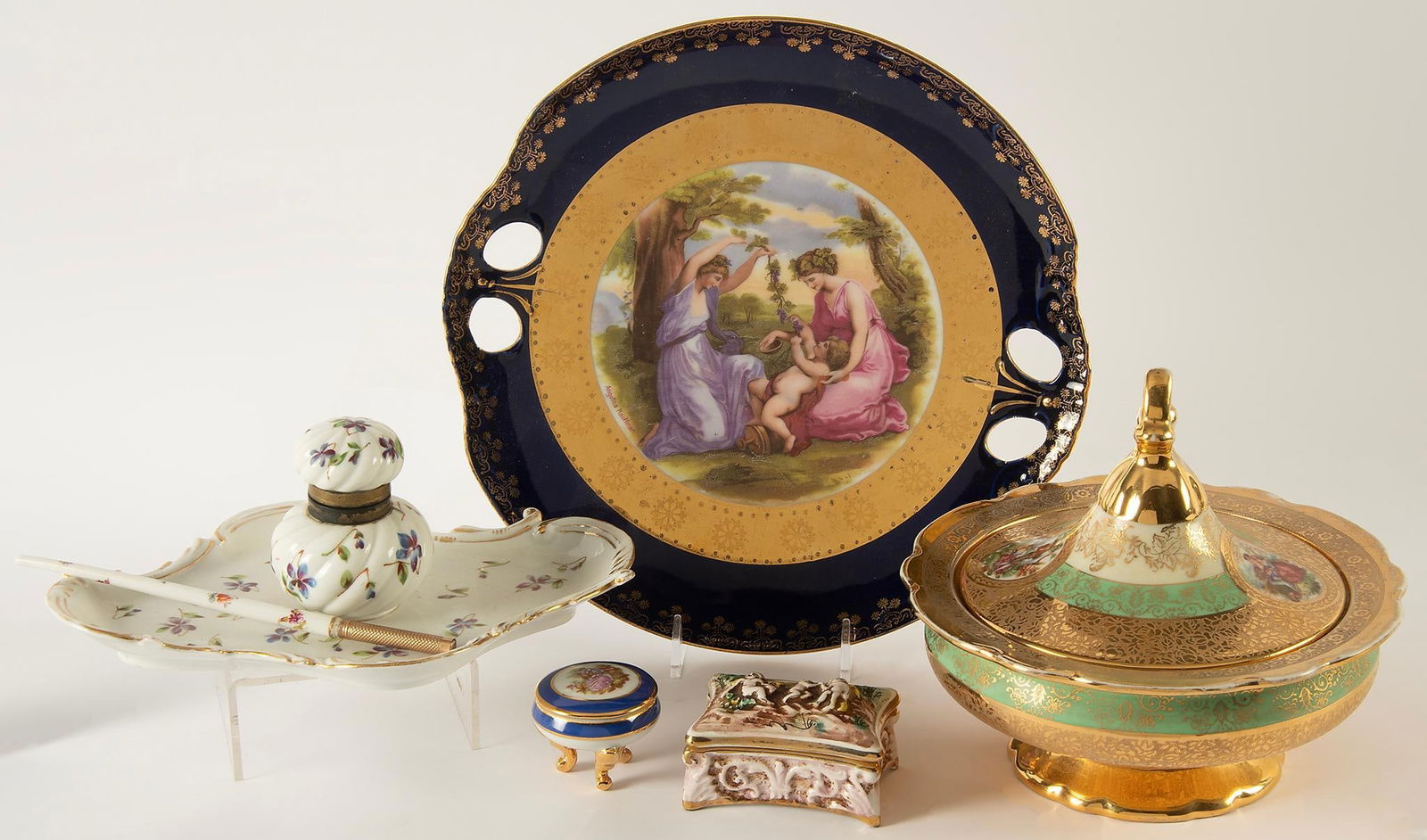 Grouping of Continental Porcelain Tablewares (1 of 10)