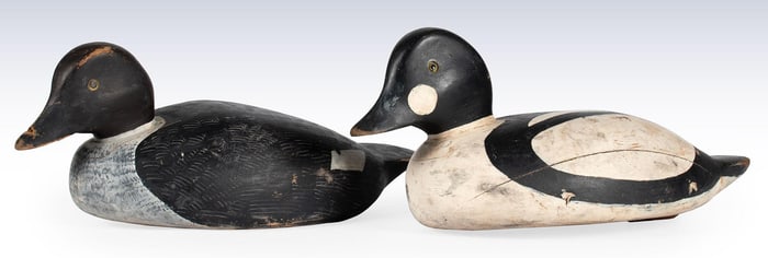 Two Painted Antique Duck Decoys