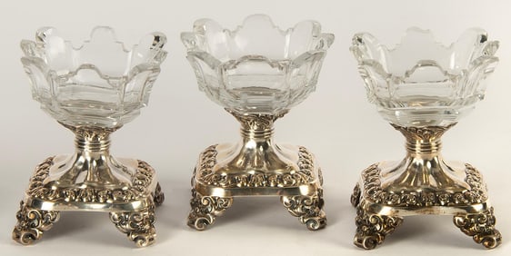 Three Crystal and Silver Salts