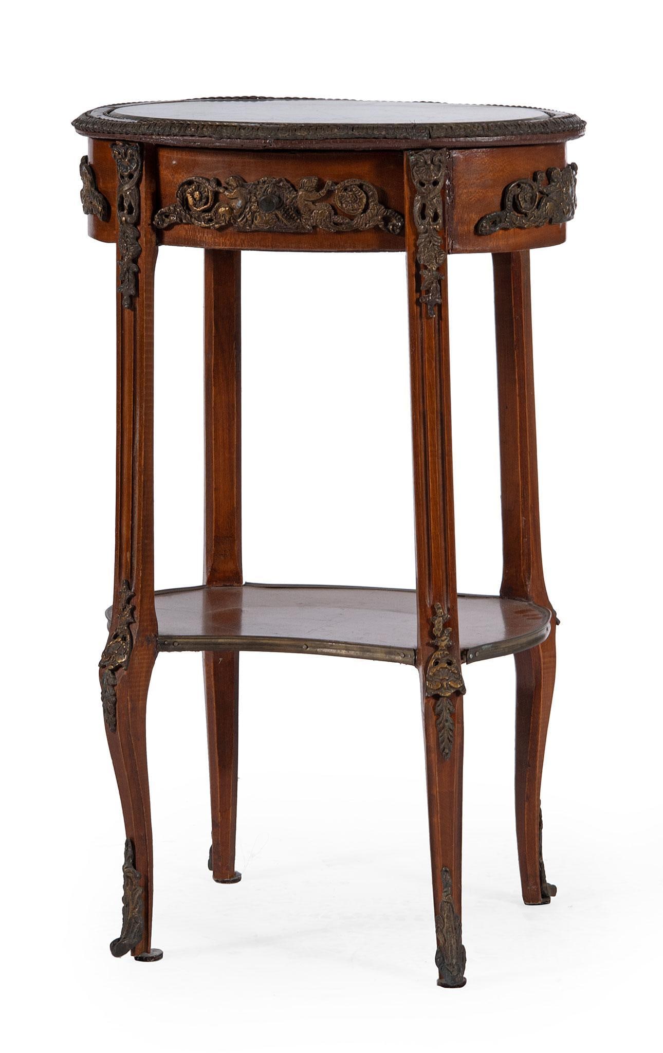 Louis XVI Style Marble Top Stand (1 of 1)