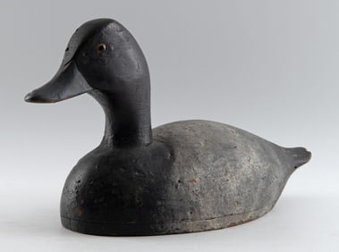 Antique Painted and Carved Duck Decoy