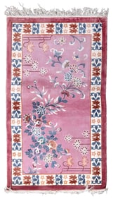 Chinese Silk an Wool Area Rug