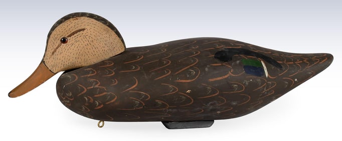 A Chesapeake Painted Duck Decoy