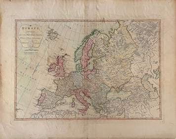 Samuel Dunn European Country Map Engravings Lot of 10