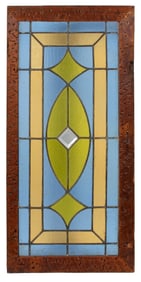 Framed Stained Glass Window