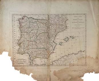 Samuel Dunn New Atlas Map Engravings Lot of 5