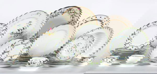 Large Grouping of Raynaud Porcelain Dinnerware