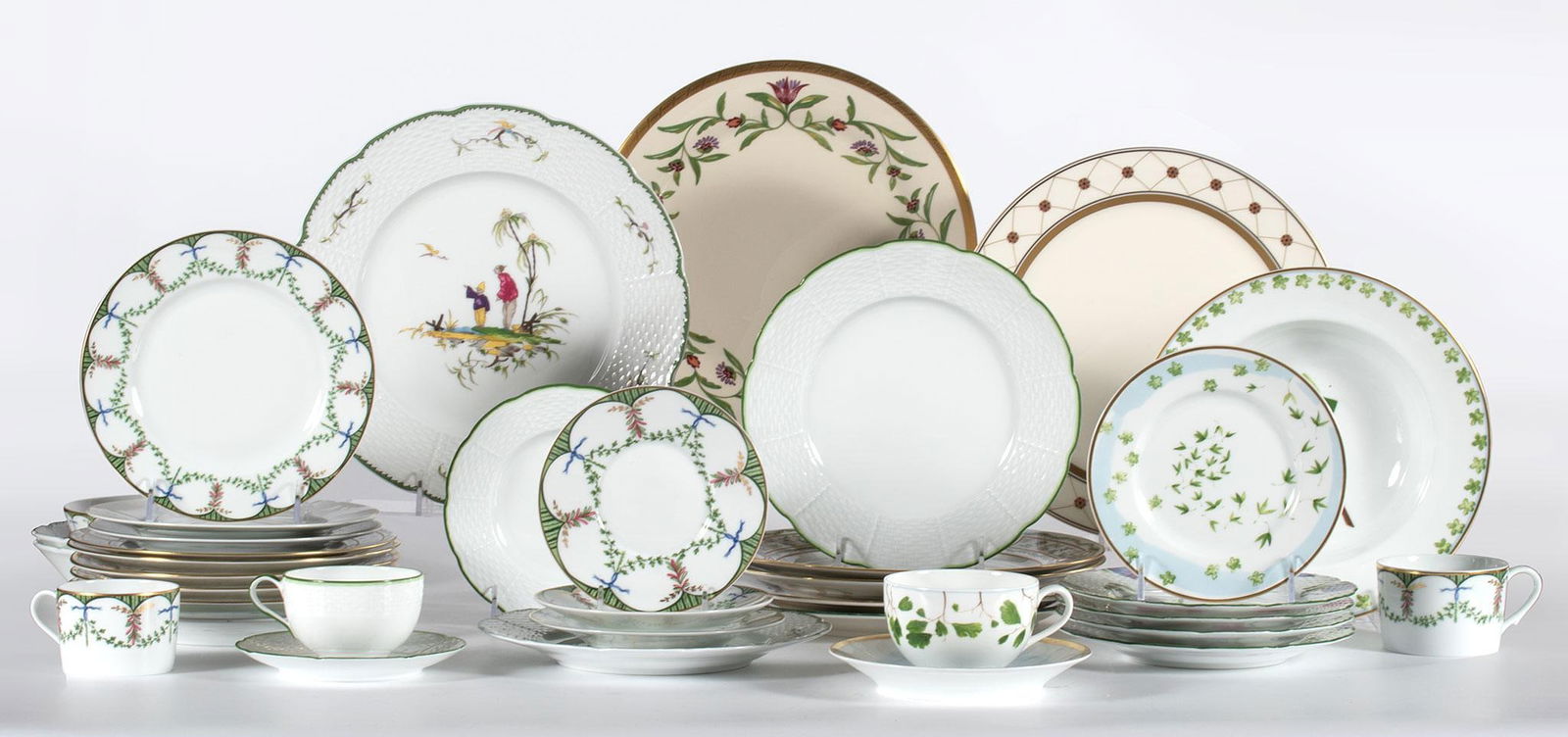 Large Grouping of Raynaud Porcelain Dinnerware (1 of 3)
