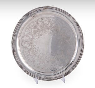 International Silver Co. "Castleton" Circular Tray