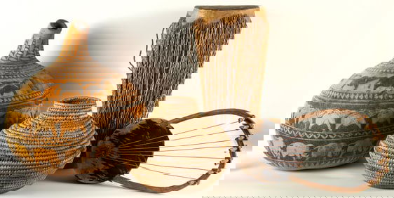 Grouping of African Decorative Items