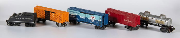 Grouping of Various Made Toy Trains