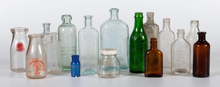 Grouping of 19th & 20th Century American Advertisement Glass Bottles