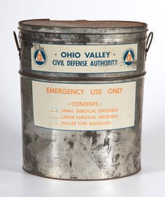 An Ohio Valley Civil Defense Authority Emergency Tin