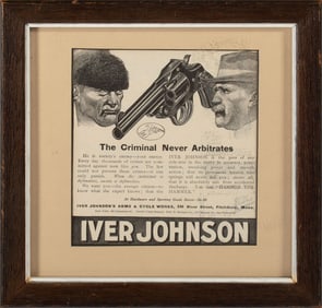 Iver Johnson Early Firearms Ad Posters