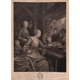18th Century Steel Engraving by Duke Adam Kazimierz Czartoryski