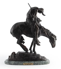 End Of The Trail Bronze Sculpture by James Frasier