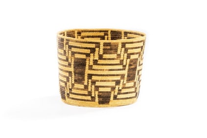 A Southwest Pima Coiled Basketry Bowl