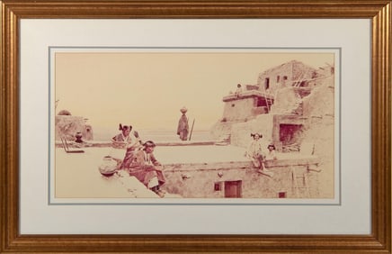 Henry Farny "A Moki Courtship" Lithograph