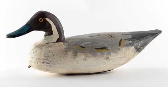 Pintail Drake Duck Decoy By Doug Jester (Virginia, 1876-1961)