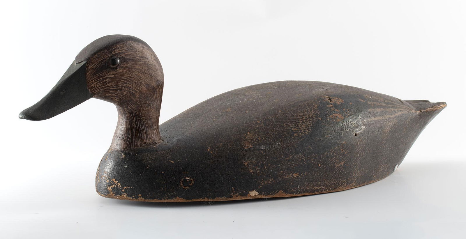 Canadian Carved and Painted Hen Mallard Duck Decoy by Ferman Eyre (1 of 3)