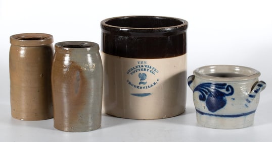 Grouping of American Stoneware Crocks