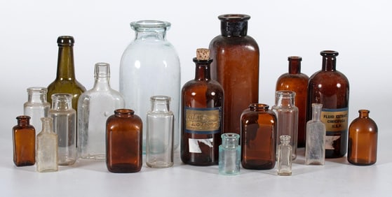 Assorted Apothecary Bottles