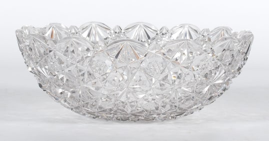 American Brilliant Cut Glass Bowl