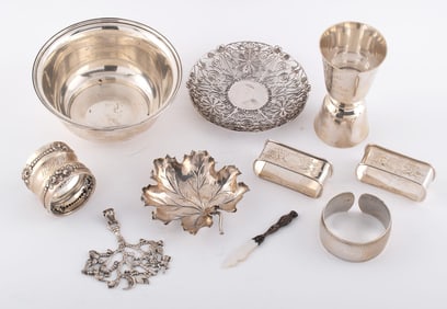 Grouping of Misc. Sterling Silver Tablewares