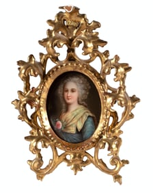 K.P.M. Style Porcelain Plaque of Madame Elisabeth