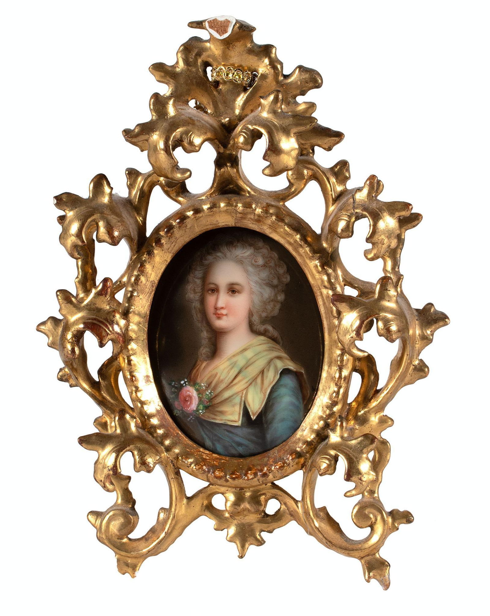 K.P.M. Style Porcelain Plaque of Madame Elisabeth (1 of 2)