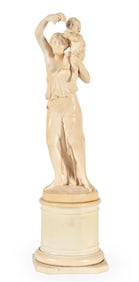 Very Fine Carved Dieppe Allegory of Love Sculpture