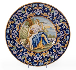 19th Century Italian Majolica Charger
