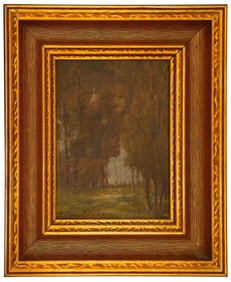 Thomas Jefferson Willison (American, 1864-1940) Oil Landscape