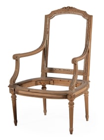 French Louis XVI Style Fauteuil