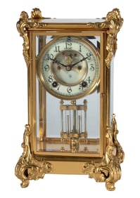 Ansonia Marquis Crystal Shelf Clock