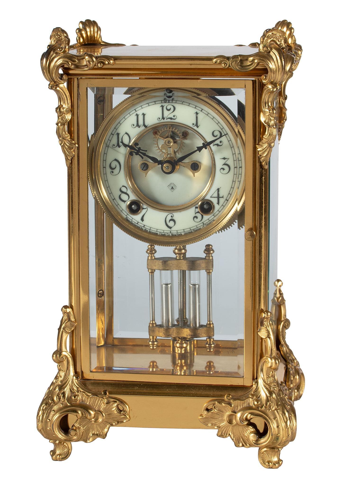 Ansonia Marquis Crystal Shelf Clock (1 of 3)