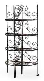 A Pair of Antique French Style Bakers Racks